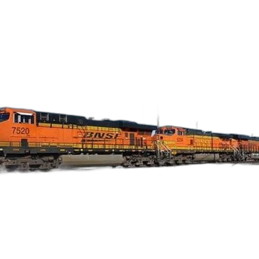 orange, black, train, number transparent PNG cut-out