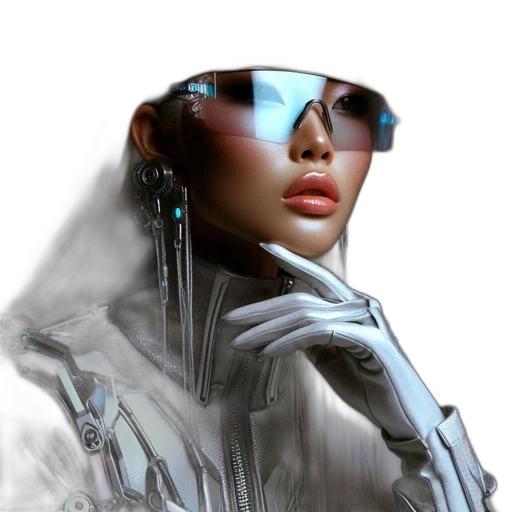 robot, jacket, face, mask transparent PNG cut-out