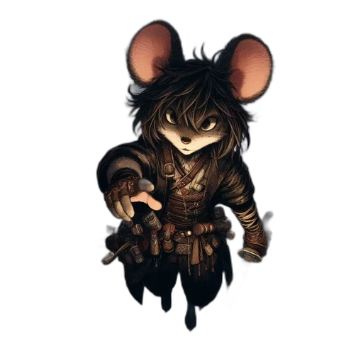 jacket, staff, mask, concept art transparent PNG cut-out