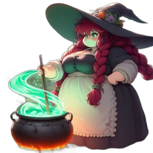 staff, hat, food, dress transparent PNG cut-out