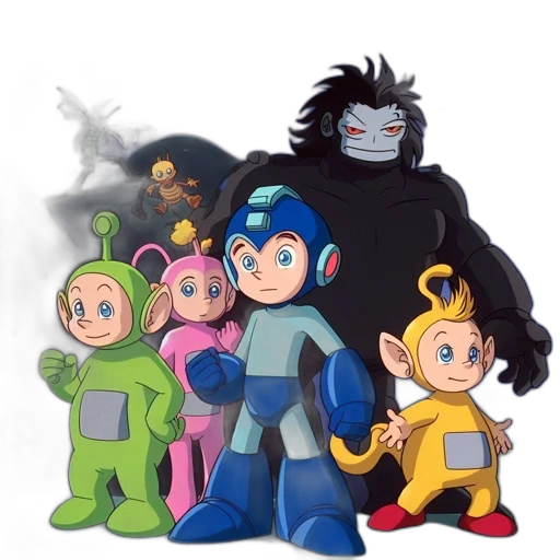 mask, robot, staff, creature transparent PNG cut-out