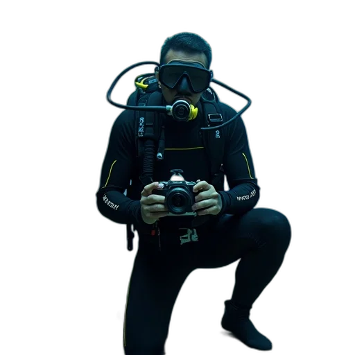 robot, mask, staff, creature transparent PNG cut-out
