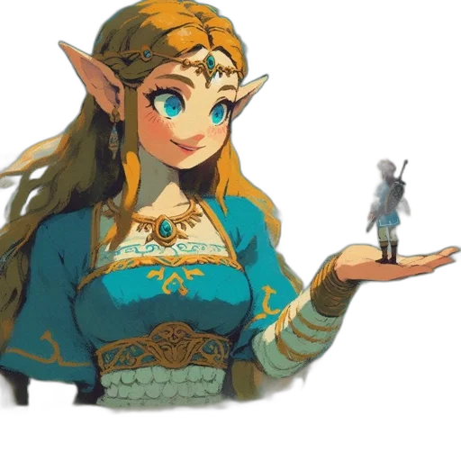 staff, dress, sword, crown transparent PNG cut-out