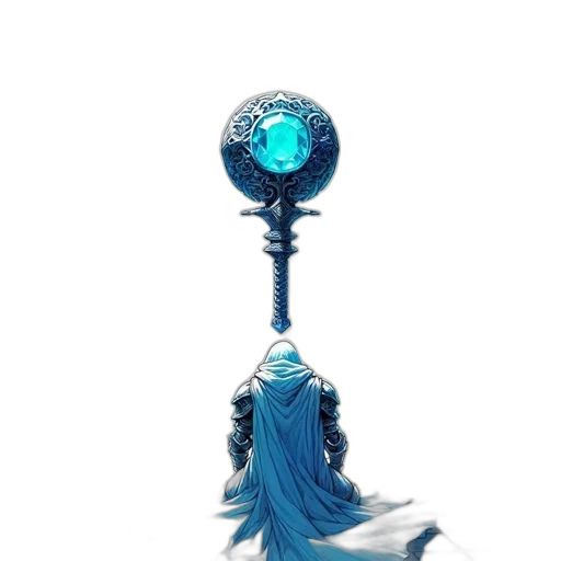 sword, staff, weapon, crown transparent PNG cut-out