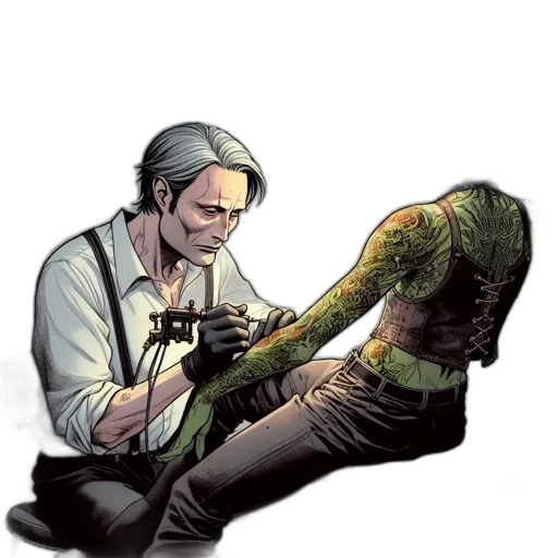 staff, creature, mask, face transparent PNG cut-out