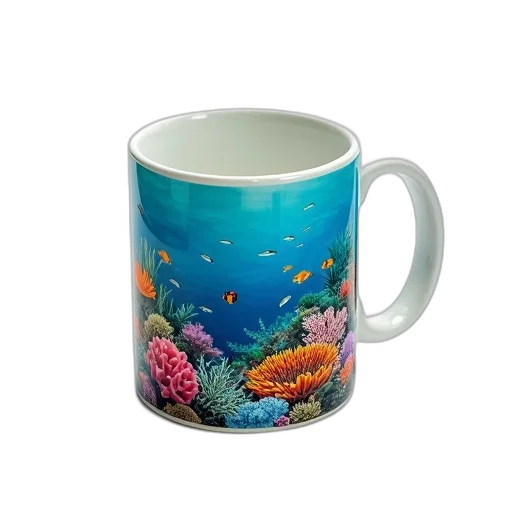 photorealistic, 3d render, underwater, white transparent PNG cut-out