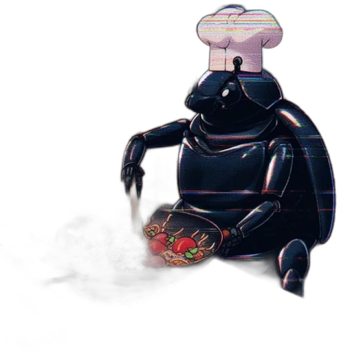 robot, food, creature, mask transparent PNG cut-out