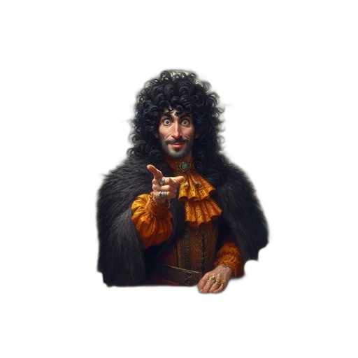jacket, staff, animal, hair transparent PNG cut-out