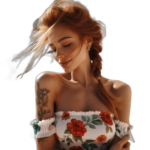 dress, jewelry, flower, crown transparent PNG cut-out