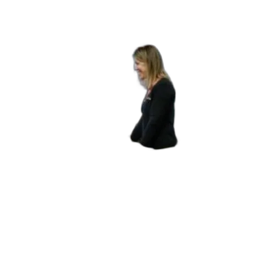 staff, jacket, dress, hair transparent PNG cut-out