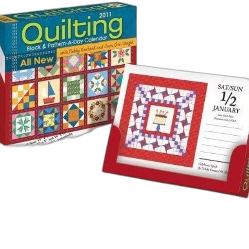 quilting, block, pattern-a-day, calendar transparent PNG cut-out