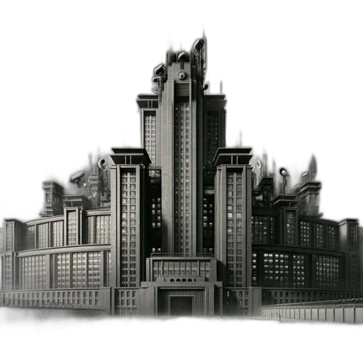 building, furniture, 3d render, concept art transparent PNG cut-out