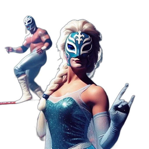 mask, comic book art, concept art, fantasy art transparent PNG cut-out