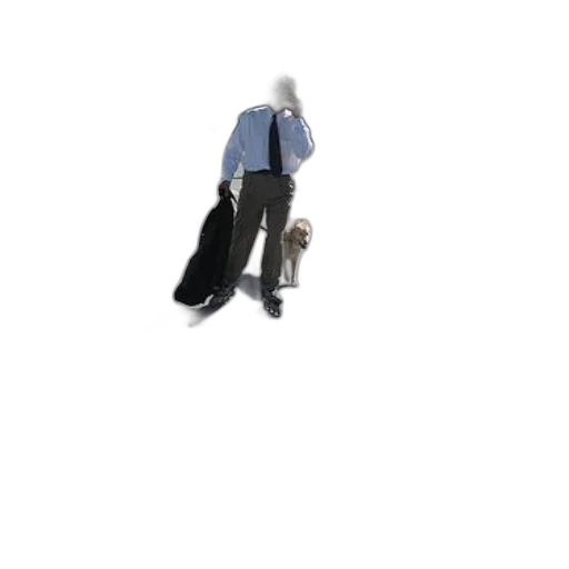 staff, robot, umbrella, jacket transparent PNG cut-out