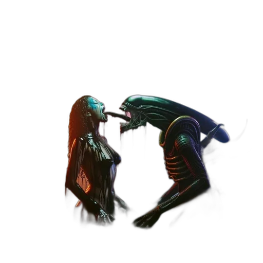 creature, mask, robot, weapon transparent PNG cut-out