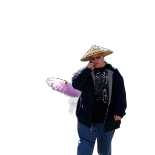 hat, umbrella, staff, weapon transparent PNG cut-out