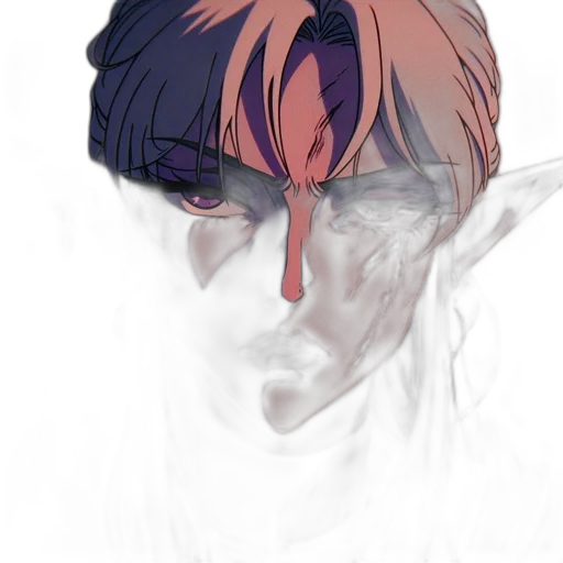 face, mask, creature, hair transparent PNG cut-out