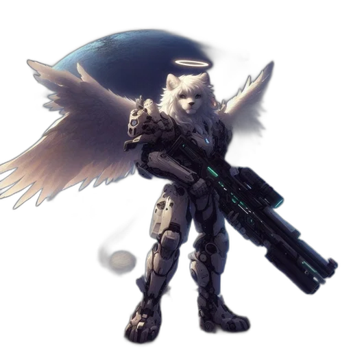 weapon, staff, robot, sword transparent PNG cut-out