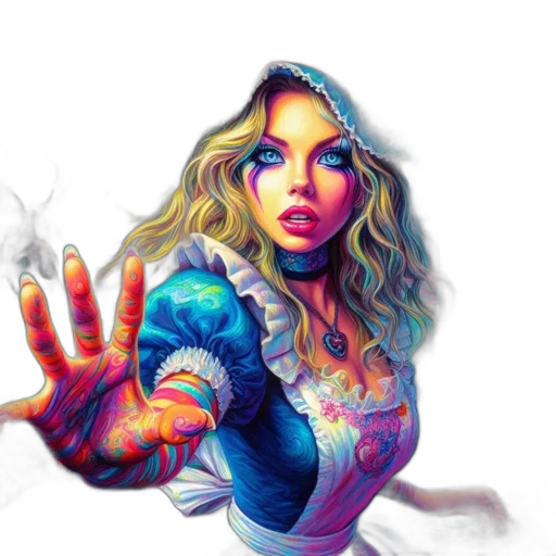 fantasy art, comic book art, concept art, pixel art transparent PNG cut-out