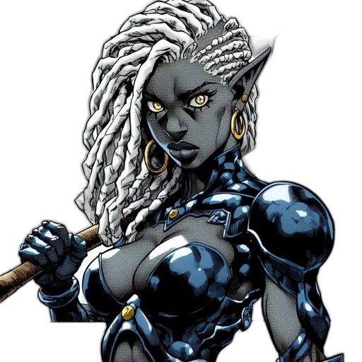 comic book art, concept art, fantasy art, pixel art transparent PNG cut-out