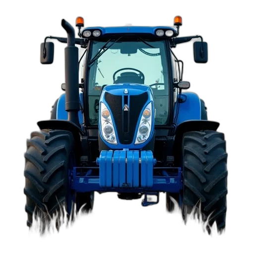 tractor, front, end, assembly transparent PNG cut-out