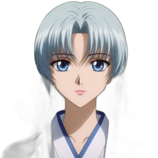 staff, face, anime, photorealistic transparent PNG cut-out
