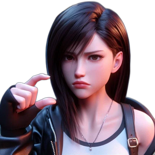 jacket, face, concept art, photorealistic transparent PNG cut-out