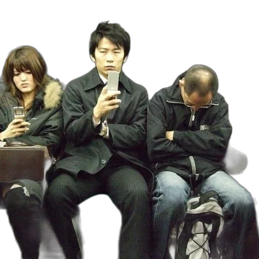 staff, jacket, group, people transparent PNG cut-out