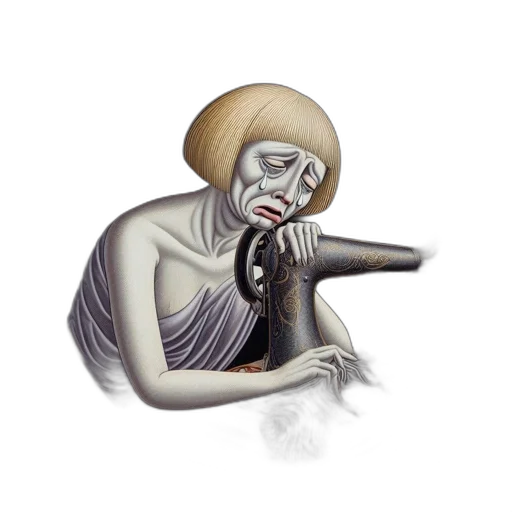 jewelry, mask, face, staff transparent PNG cut-out