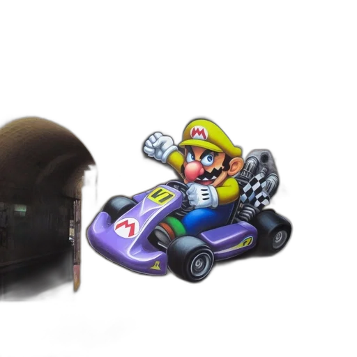 car, hat, weapon, concept art transparent PNG cut-out