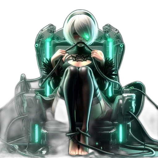 robot, mask, cyberpunk, concept art transparent PNG cut-out
