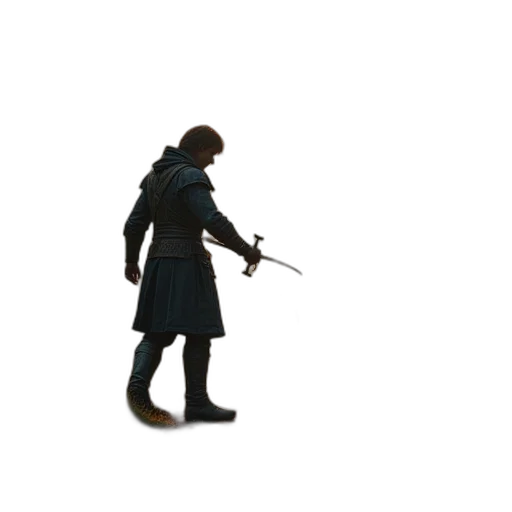staff, weapon, sword, jacket transparent PNG cut-out