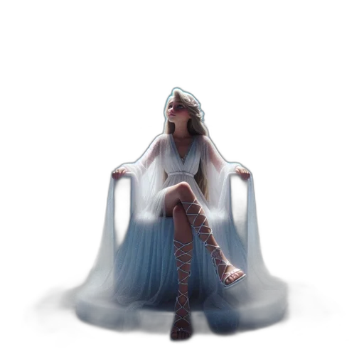 dress, hat, crown, sword transparent PNG cut-out