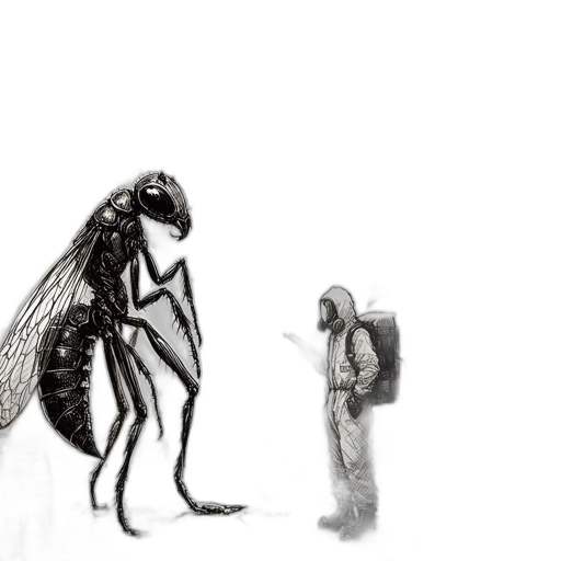 creature, animal, robot, concept art transparent PNG cut-out