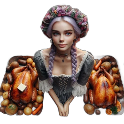 jewelry, food, crown, fantasy art transparent PNG cut-out