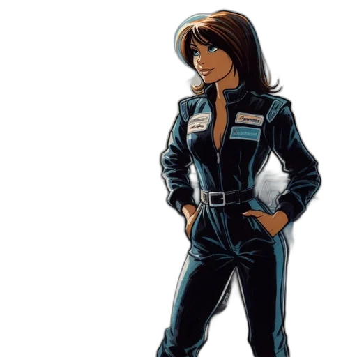 jacket, comic book art, concept art, cartoon transparent PNG cut-out