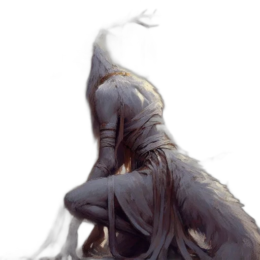 dress, creature, dragon, mask transparent PNG cut-out