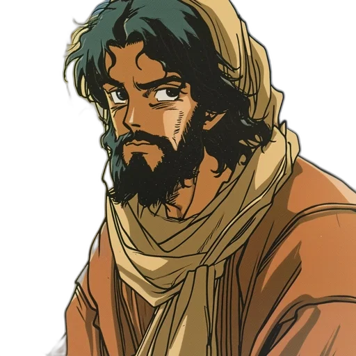 face, comic book art, concept art, anime transparent PNG cut-out
