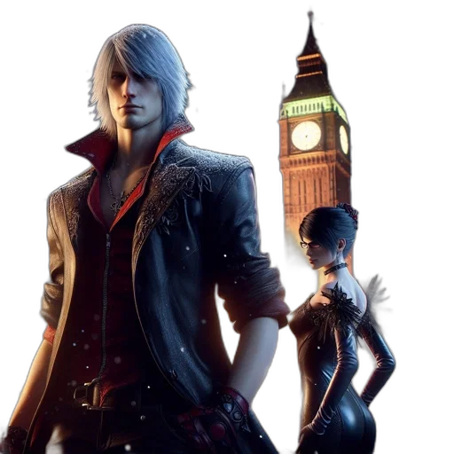 jacket, concept art, fantasy art, 3d render transparent PNG cut-out