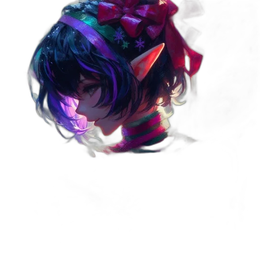 hair, mask, flower, crown transparent PNG cut-out