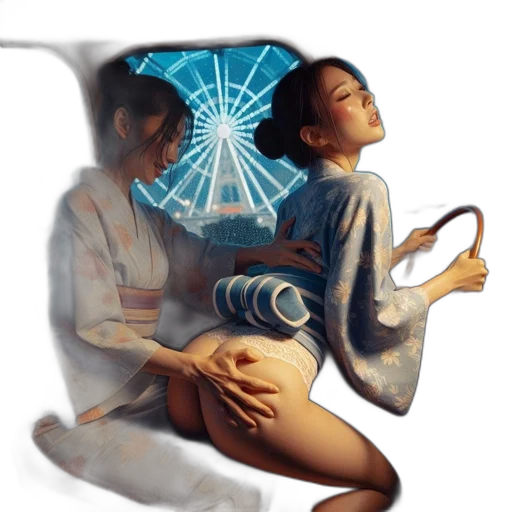 umbrella, jewelry, concept art, oil painting transparent PNG cut-out