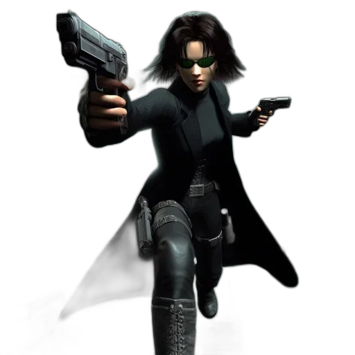 weapon, jacket, staff, concept art transparent PNG cut-out