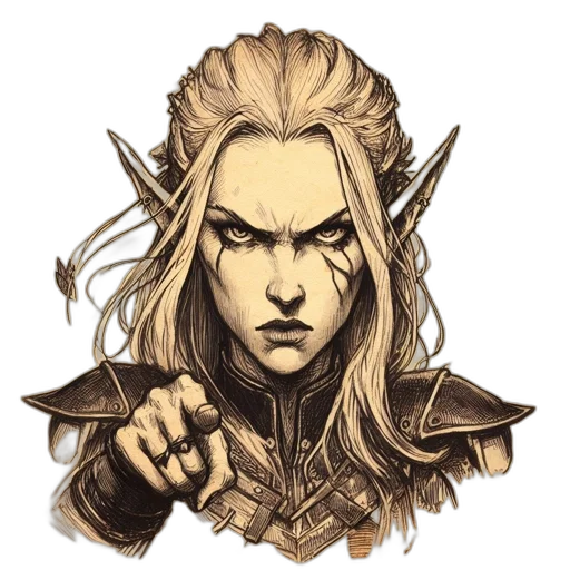 dragon, face, staff, fantasy art transparent PNG cut-out
