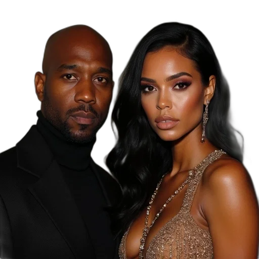 kim, kardah, right, kanye transparent PNG cut-out