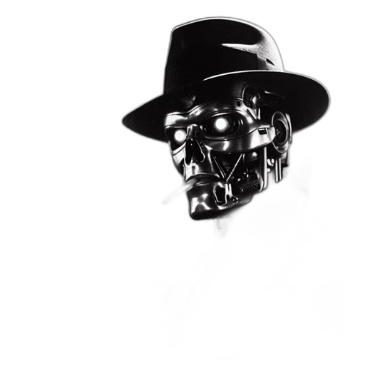 robot, mask, face, hat transparent PNG cut-out