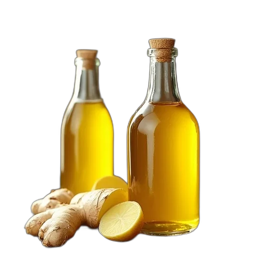 bottle, food, golden, two transparent PNG cut-out
