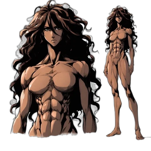 hair, comic book art, concept art, anime transparent PNG cut-out