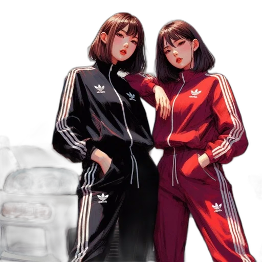 jacket, concept art, anime, cyberpunk transparent PNG cut-out