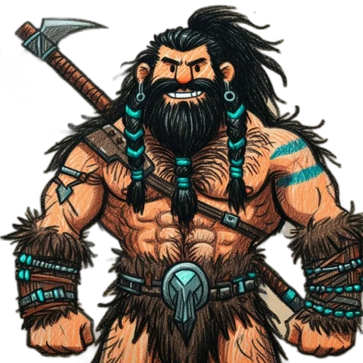fantasy art, concept art, comic book art, pixel art transparent PNG cut-out