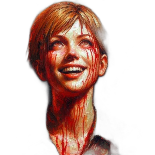 face, comic book art, photorealistic, concept art transparent PNG cut-out